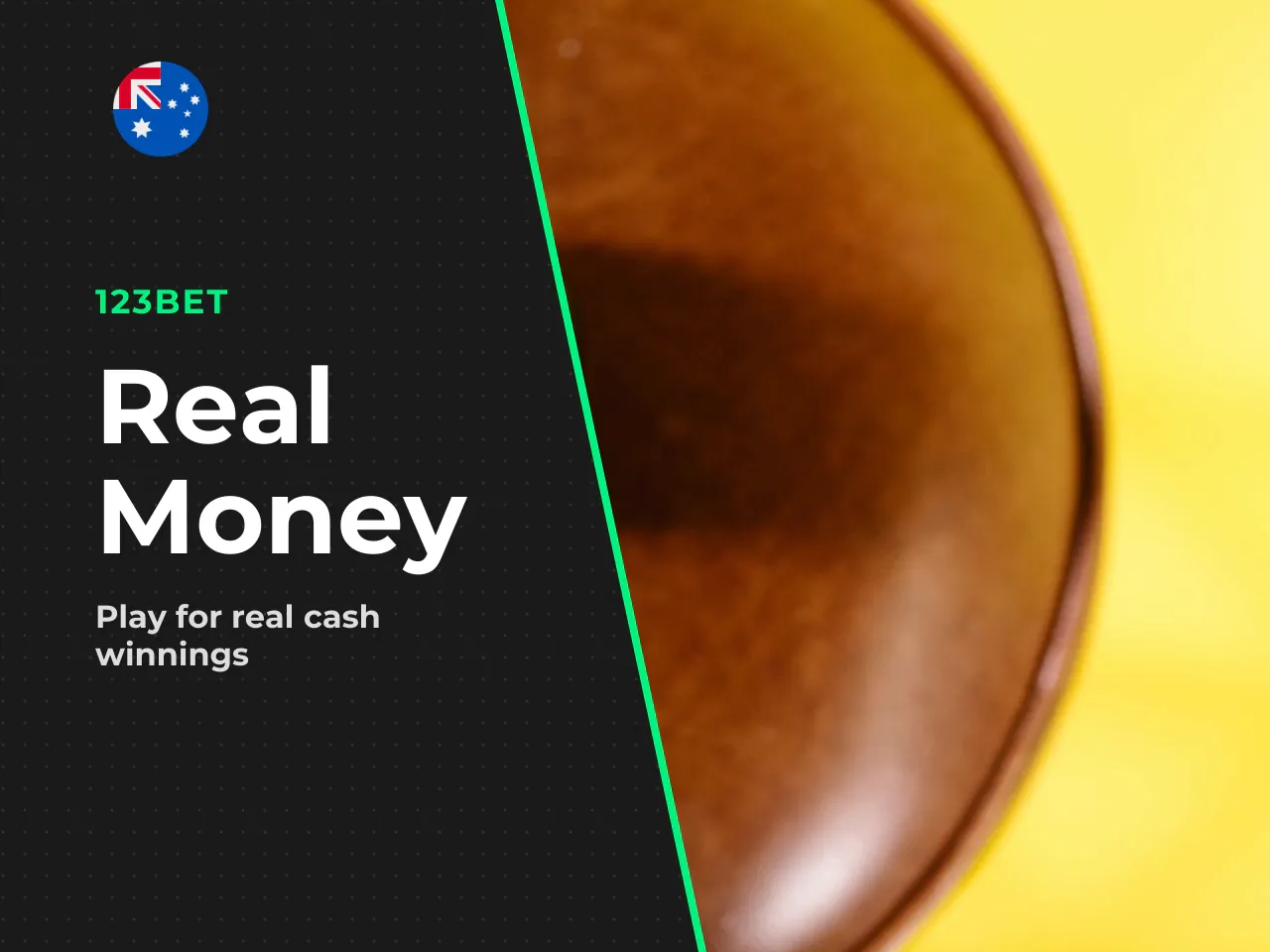 Transition to real-money play. To play