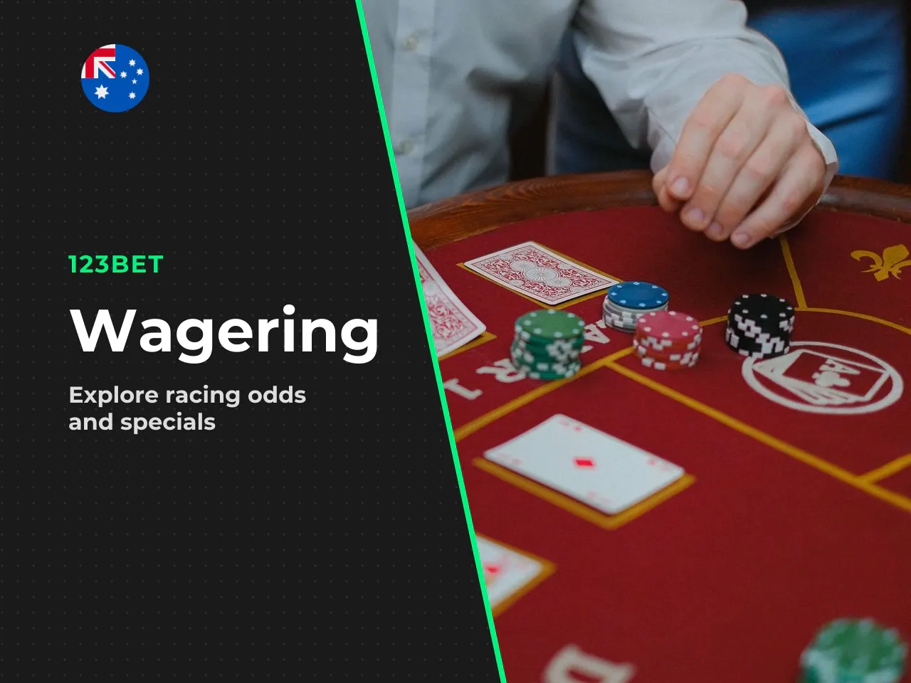Racing, casino and betting options. A