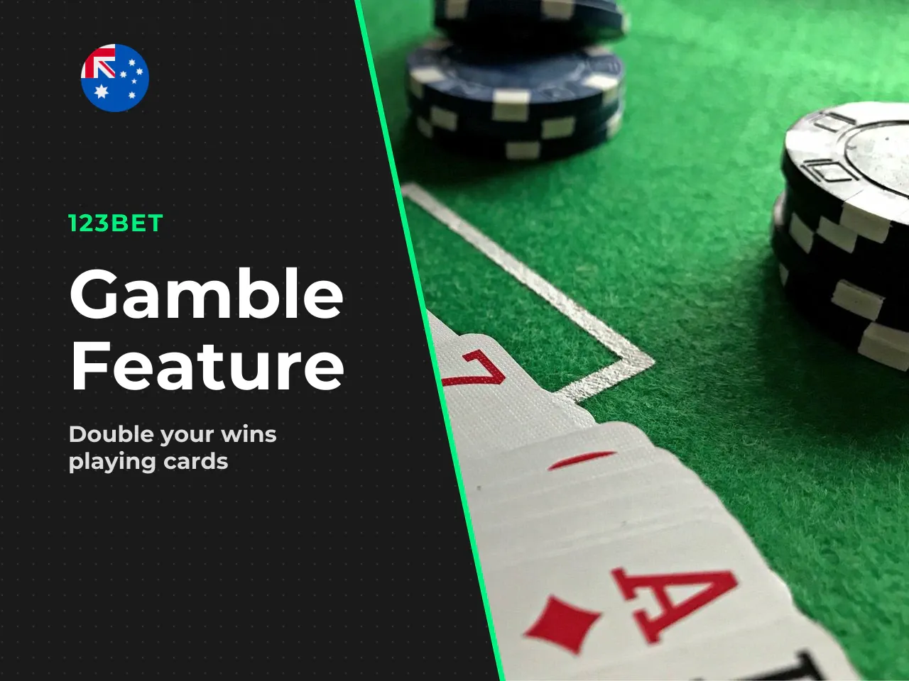 The gamble feature doubling a win