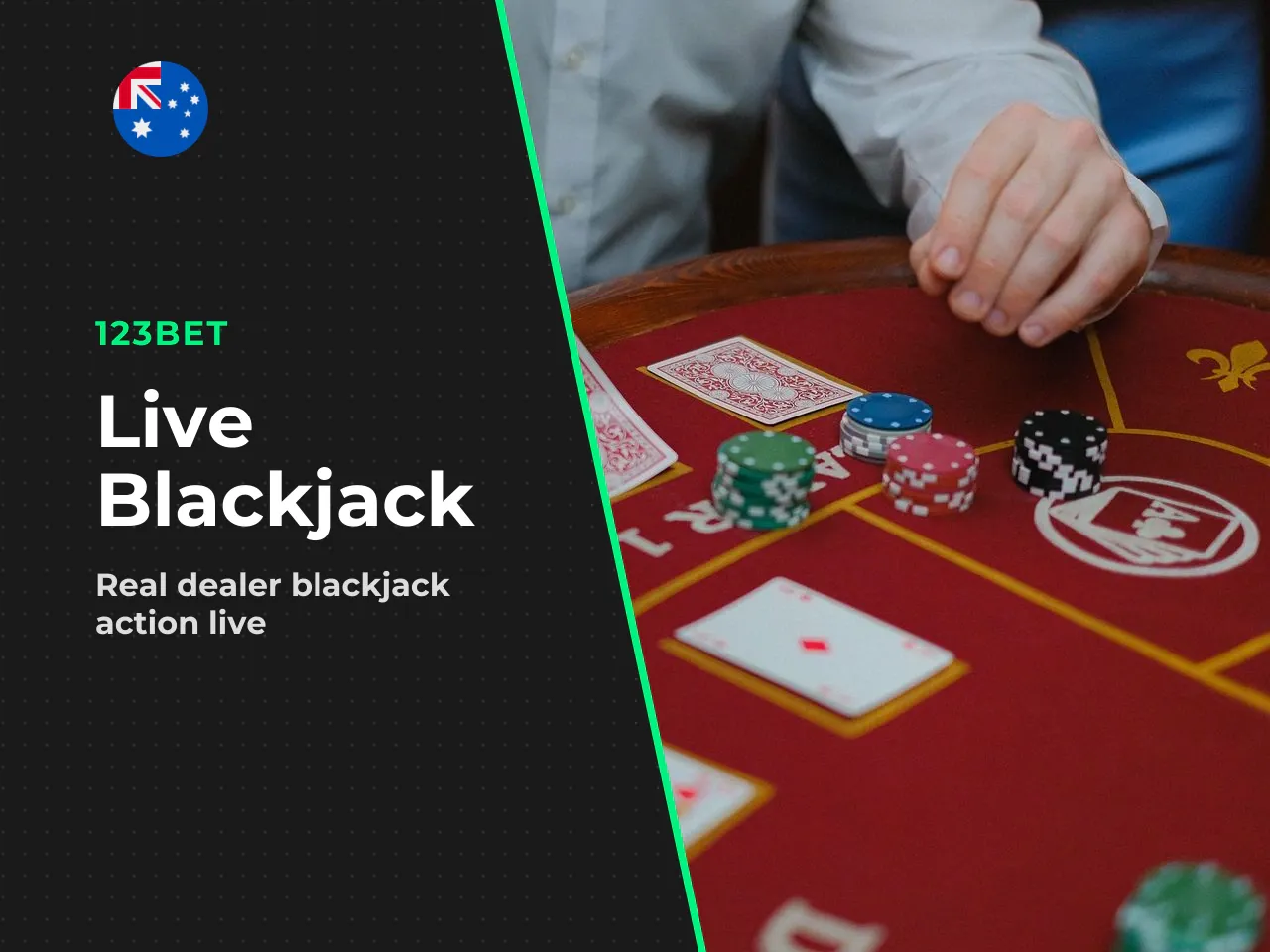Blackjack live casino tables and automated