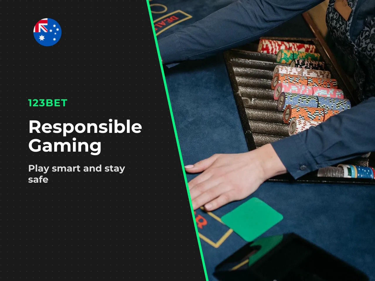 Responsible gambling. Blackjack's low house edge
