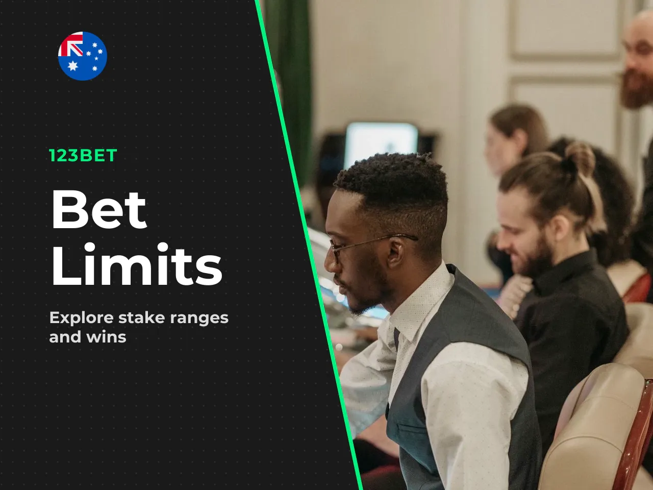 Bet range, stake size and max