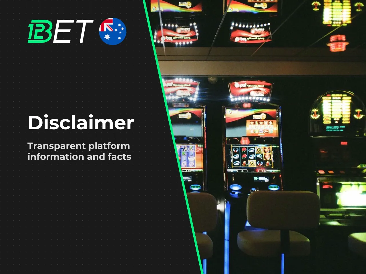 Legal and factual disclaimer on operator-specific